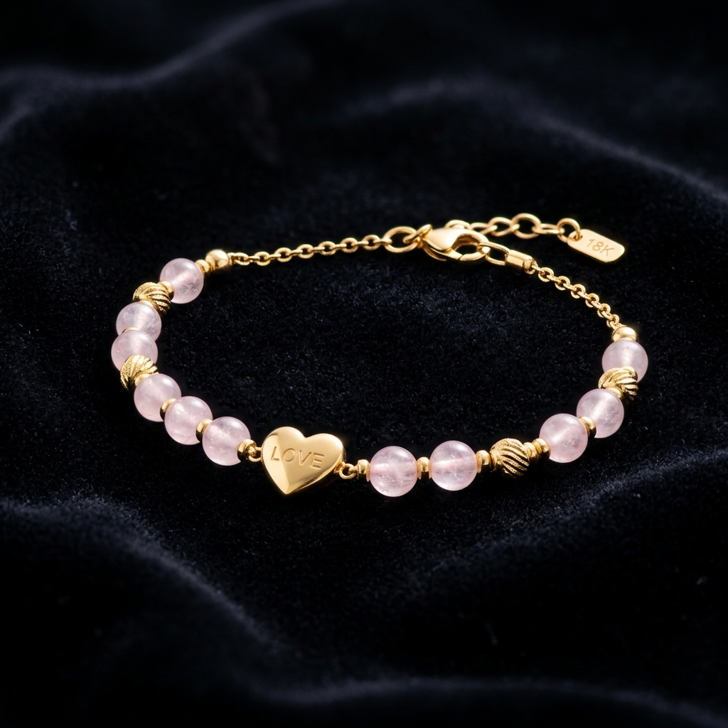 Rose Quartz Love Bracelet